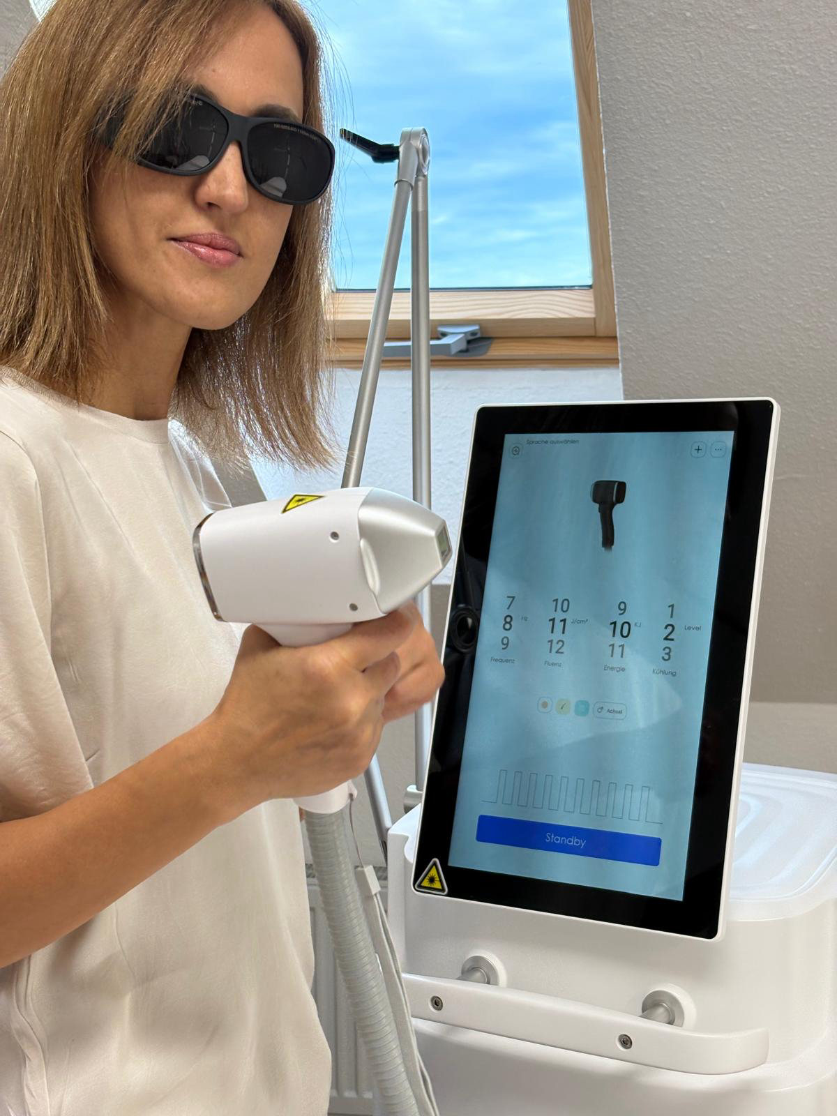 Behandlung mit dem Diodenlaser